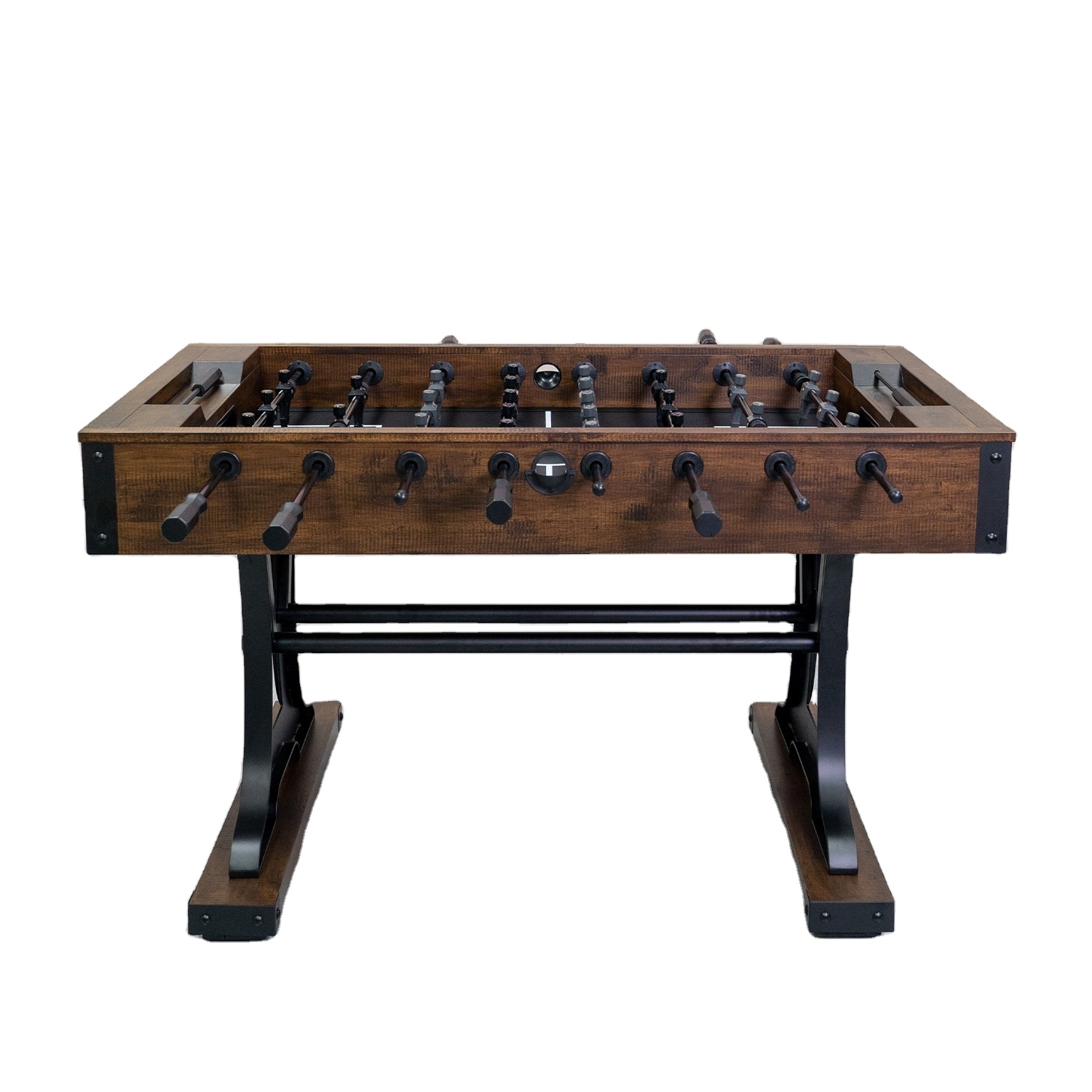 Foosball Table Commercial - Solid Wood & Metal Standard Table