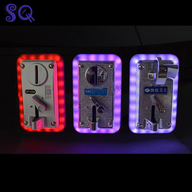Arcade Vending & Laundry Revenue - 10pcs LED Flash coin selector muilt