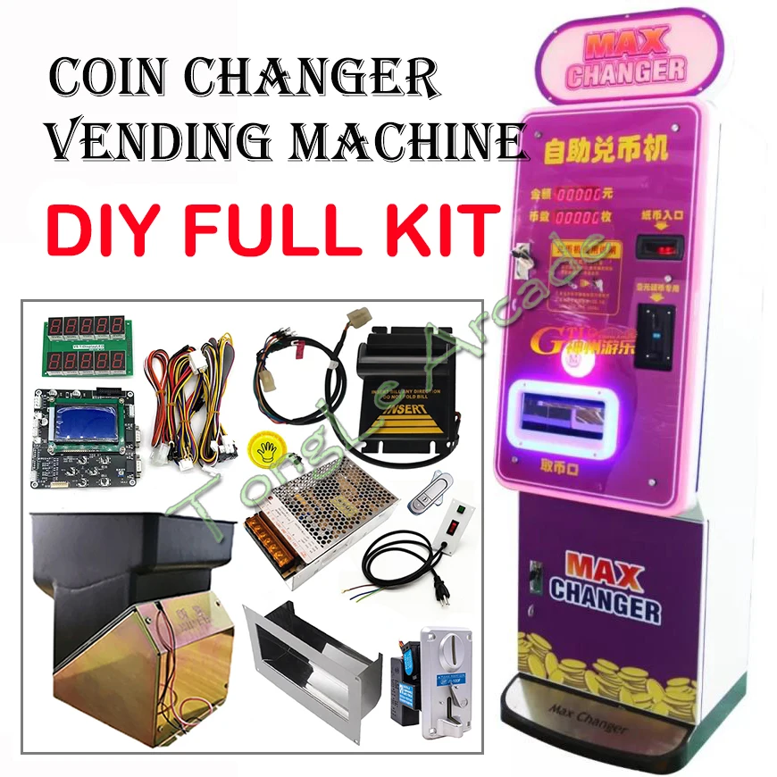 Coin Changer DIY Kit Bill Acce - огляд і ціна Arcade Card Vending Machine