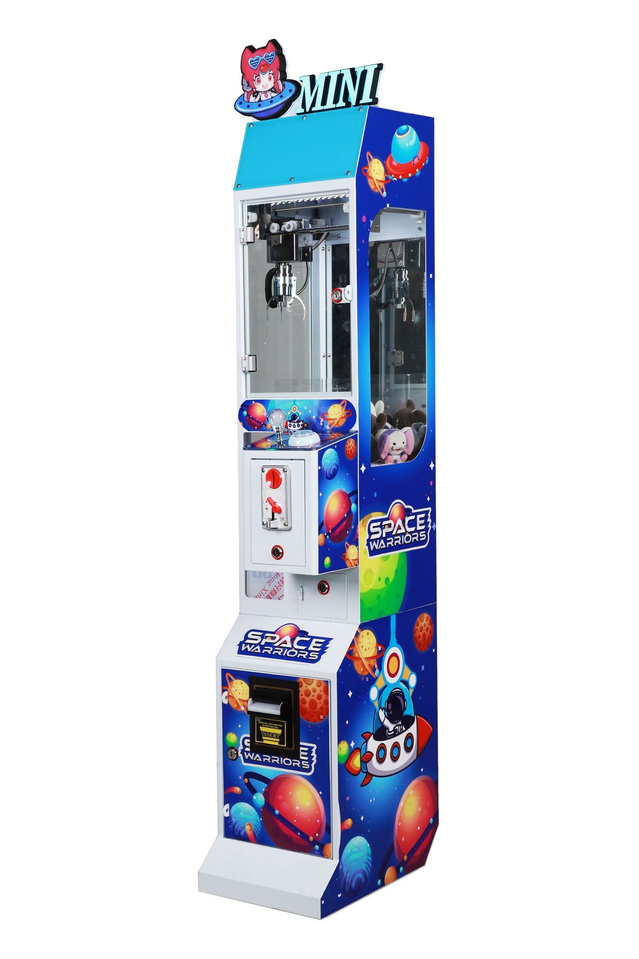 Mini Claw Machine Space Warrio - огляд і ціна Arcade Prize Vending Machine