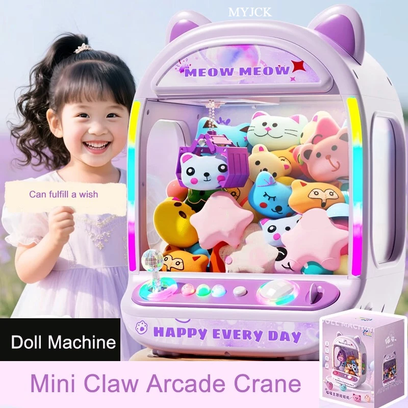 DIY Purple Automatic Doll Mach - огляд і ціна Coin Pusher Machine